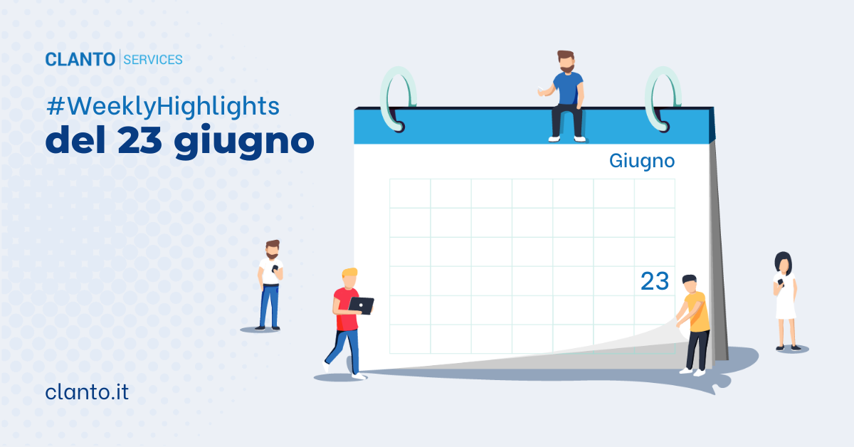 Weekly Highlights del 23 giugno