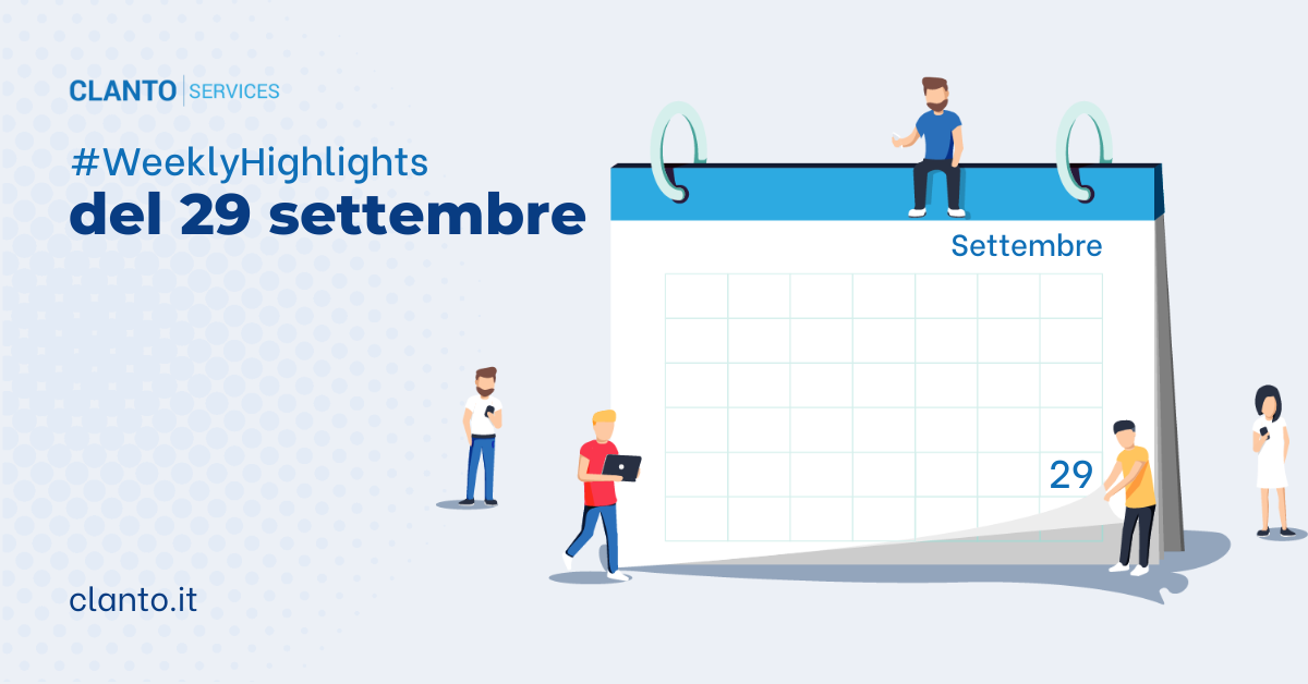 Weekly Highlights del 29 settembre 2024